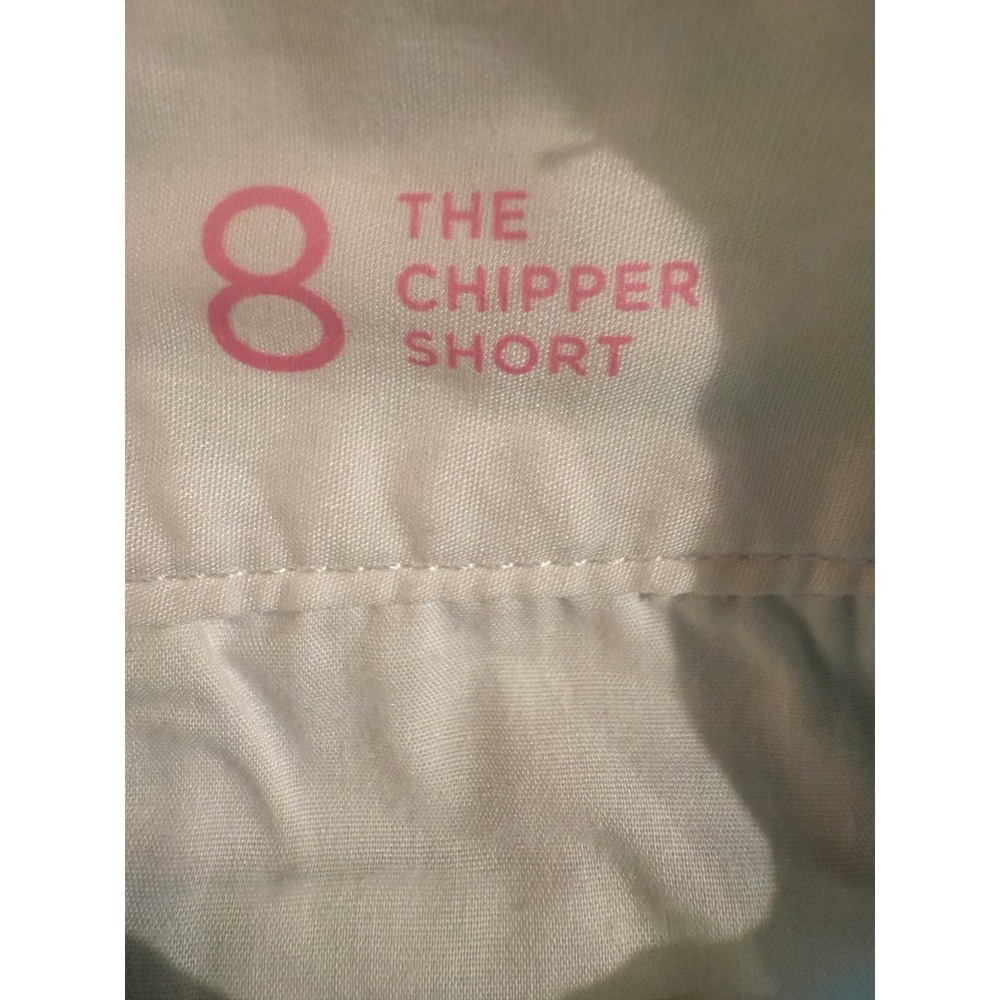 Lilly Pulitzer The Chipper Short Women 8 Blue Green Floral Tropical Chino Shorts - Picture 3 of 6